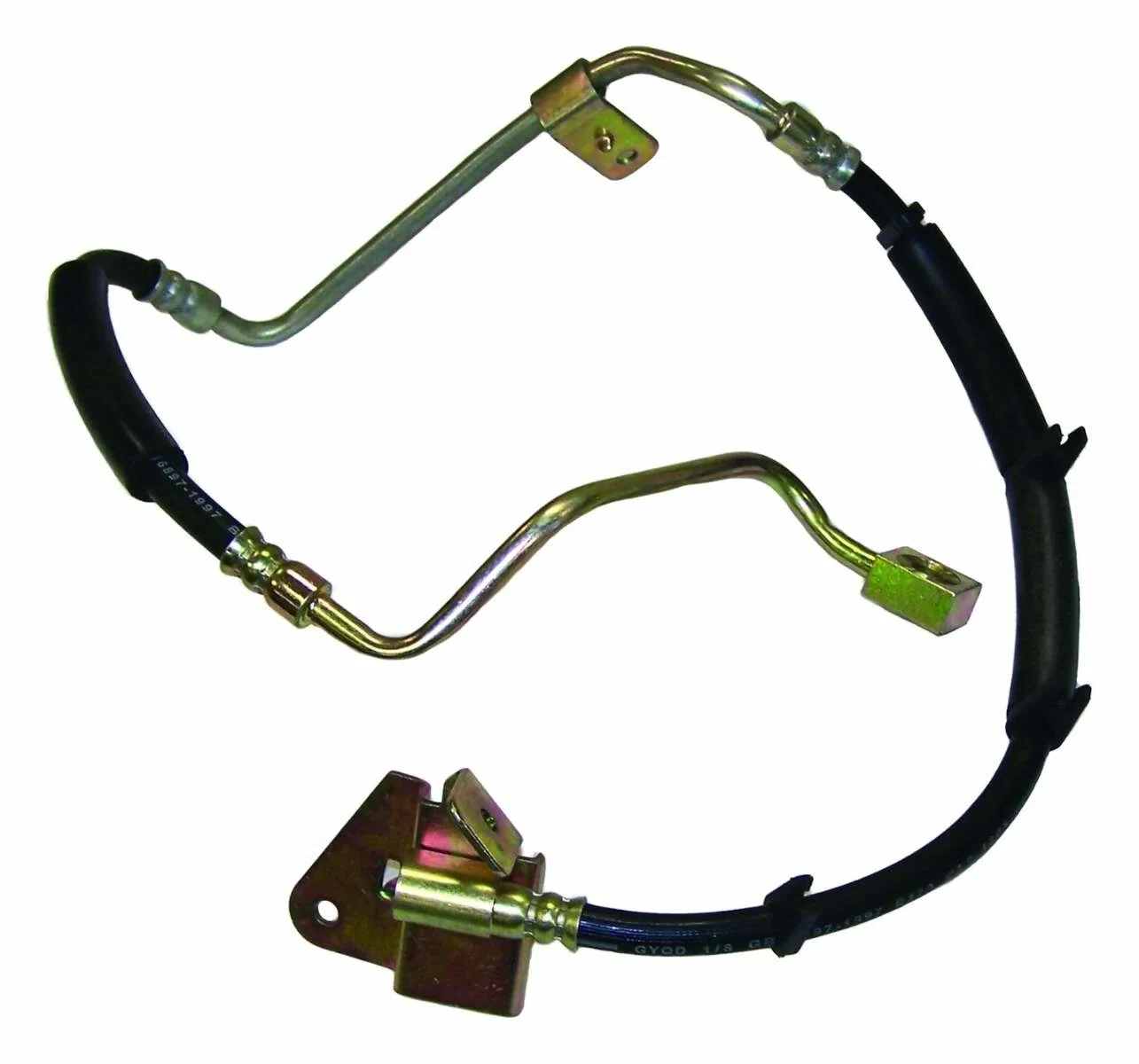 Crown Automotive - Metal Black Brake Hose - 52128092AB